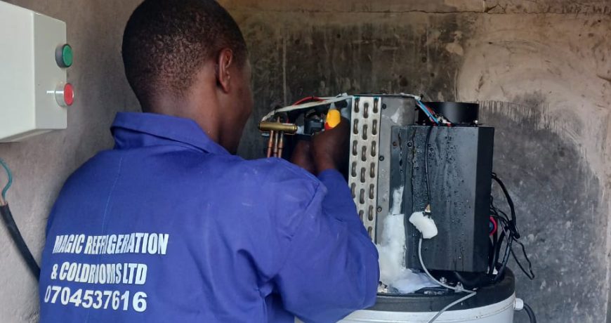 “Modern heat pump system installed for home comfort in Nairobi”