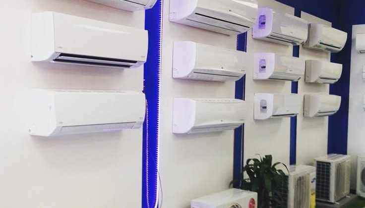 AC installations by magic refrigeration